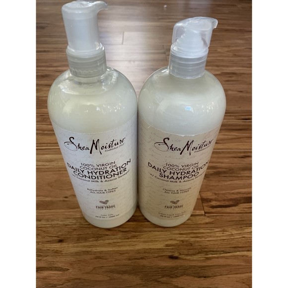 Bath & Body Shea Moisture Shampoo And Conditioner 10 Virgin Coconut
